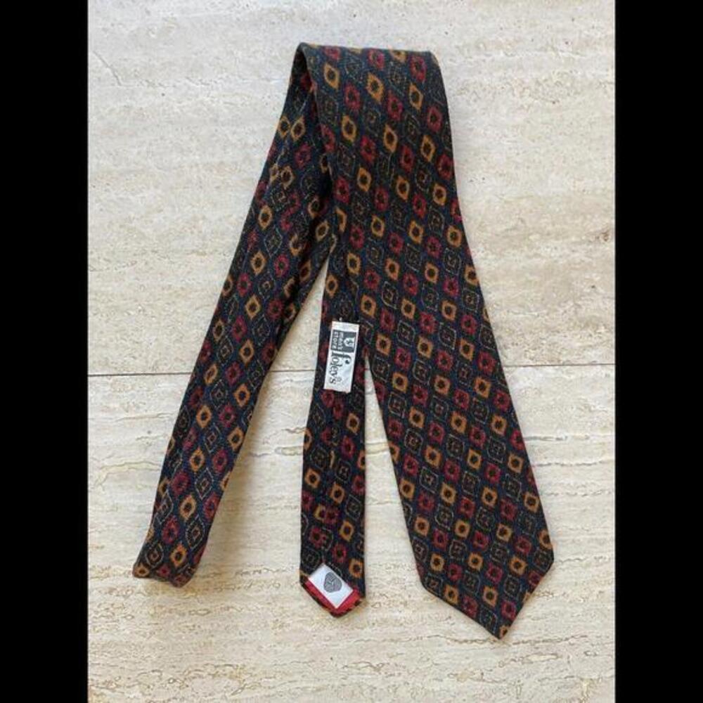 Vintage Foley’s Mens Store Wool Necktie Neck Tie